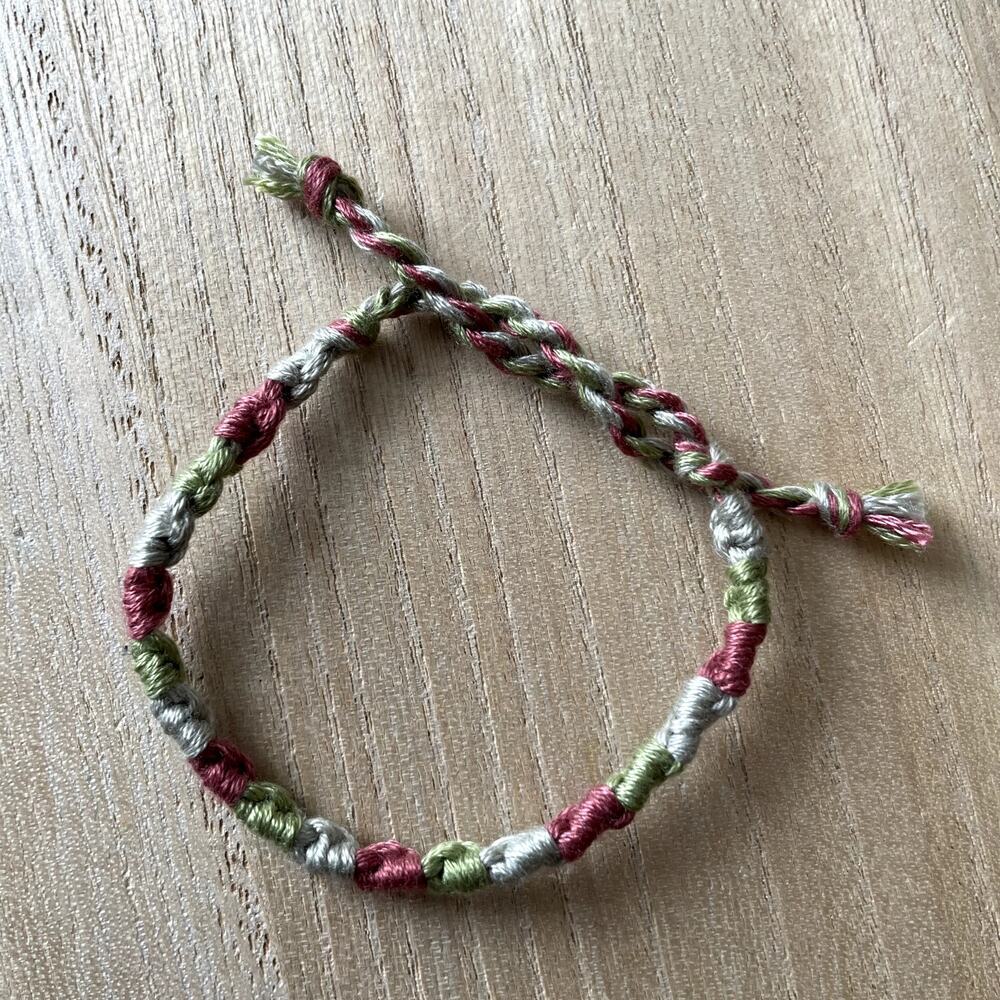 Georgette Bracelet anklet trendy comfortable tie embroidery thread woven gift